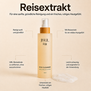 JISUL 3-Schritte-Routine – koreanisches Hautpflege-Set (Cleanser, Serum, Cream) – Bild 6
