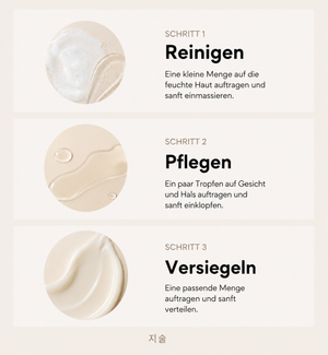 JISUL 3-Schritte-Routine – koreanisches Hautpflege-Set (Cleanser, Serum, Cream) – Bild 3