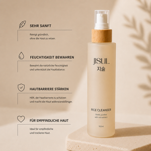 JISUL Rice Cleanser – koreanischer Gesichtsreiniger mit Reiskleie – Bild 7